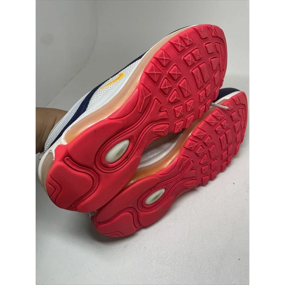 Nike Air Max 97 Pure Platinum Laser Orange Women's 7.5 [921733-015]‎
